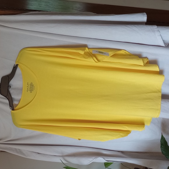Tops - NWT Ana & Ave fun yellow one size cover up